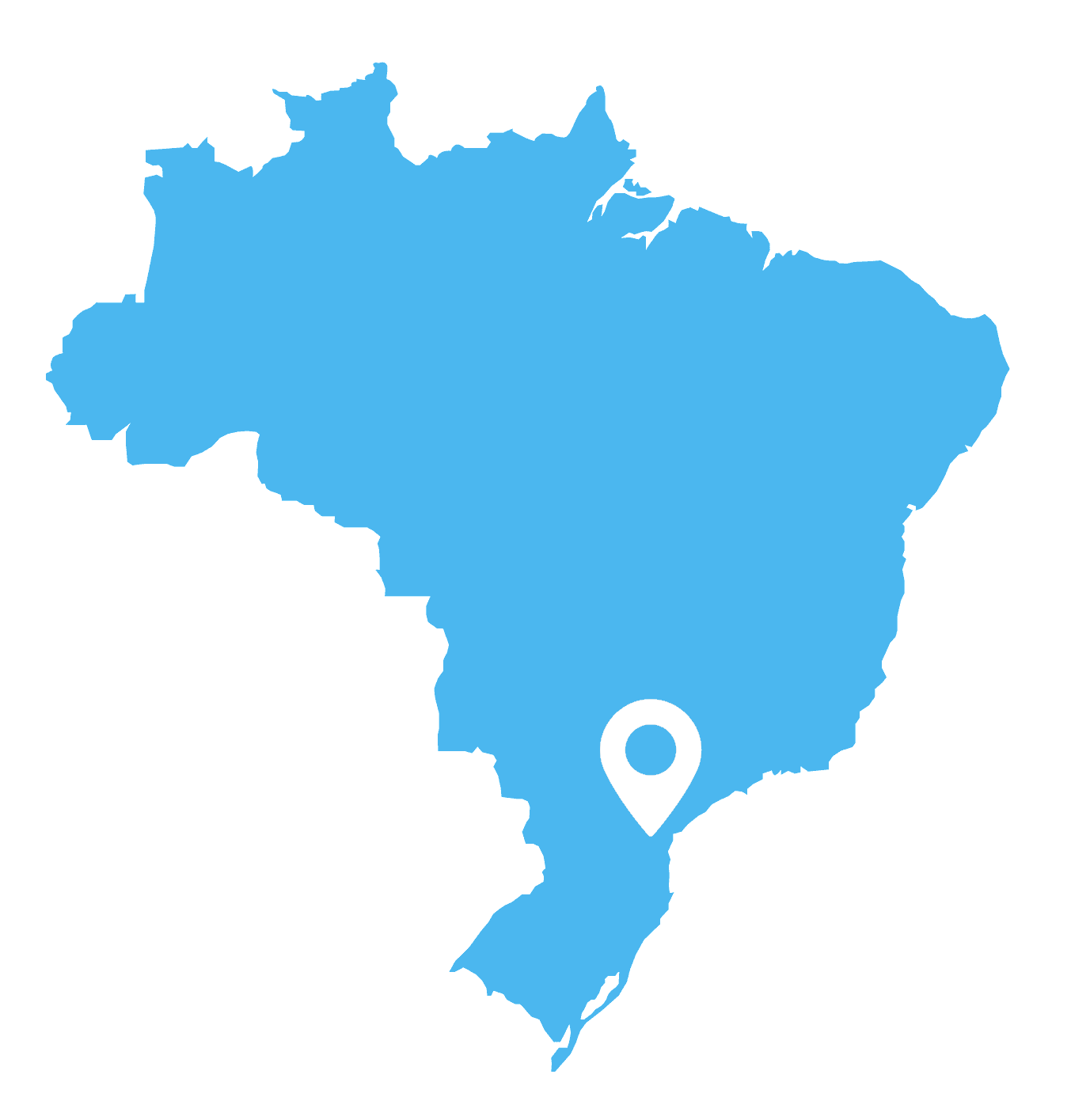 Localização da SIENS no mapa do Brasil